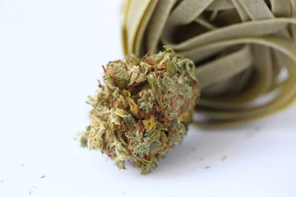 Torr Cannabis Medicinsk Marijuana Och Pasta — Stockfoto