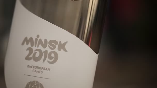Biélorussie Minsk Juin 2019 Deuxième Match Européen Minsk — Video