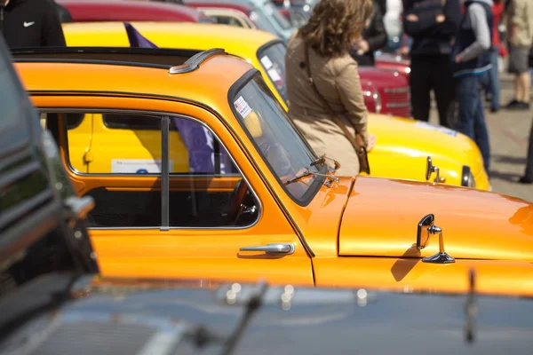 Bělorusko Duben 2014 Mezinárodní Festival Společnosti Retro Auto Minsk Starý — Stock fotografie