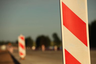 Modern beton karayolu hız yolu inşaatı