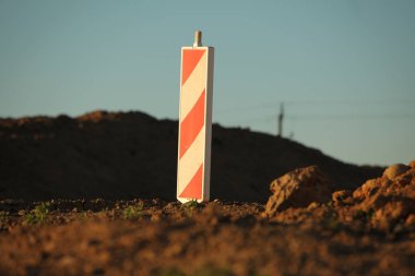 Modern beton karayolu hız yolu inşaatı