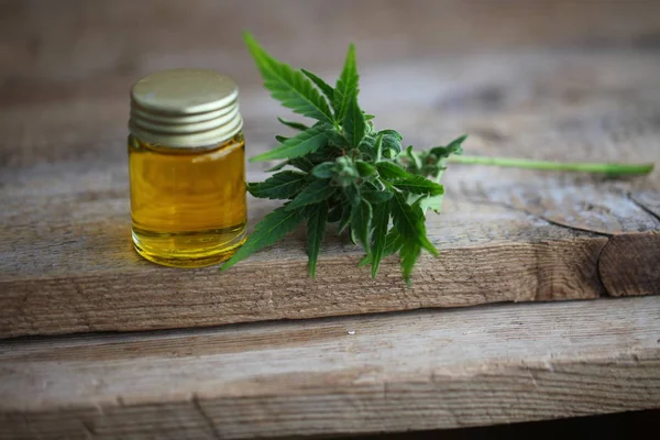 Marihuana Medicinal Aceite Cbd — Foto de Stock