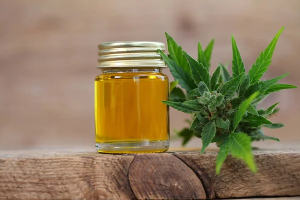 Marihuana Medicinal Aceite Cbd — Foto de Stock