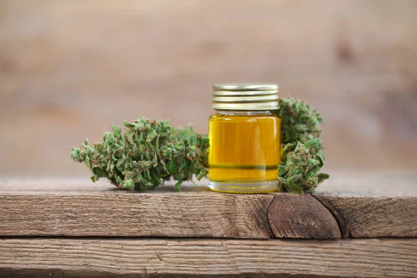 Marihuana Medicinal Aceite Cbd — Foto de Stock