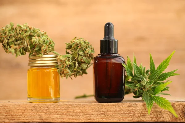 Marihuana Medicinal Aceite Cbd — Foto de Stock