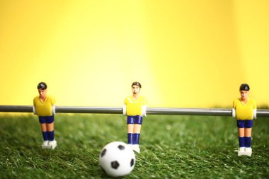 Langırt masası futbolcuları.