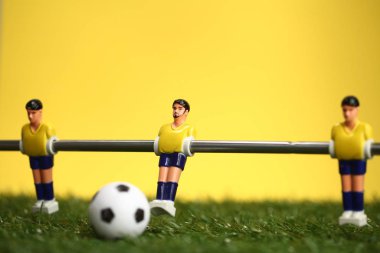 Langırt masası futbolcuları.