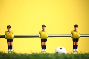 Langırt masası futbolcuları.