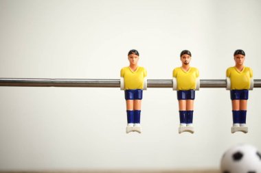 Langırt masası futbolcuları.