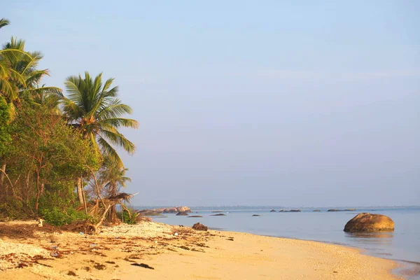 Sri Lanka, Colombo, 2014 marca. Plaża Resort tropikalny — Zdjęcie stockowe