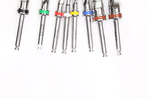 Drills and other orthopedic dentist tools. — 스톡 사진