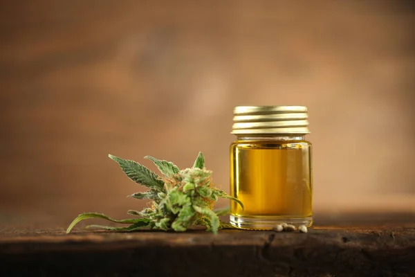 Medizinisches Cannabis-cbd-Öl — Stockfoto
