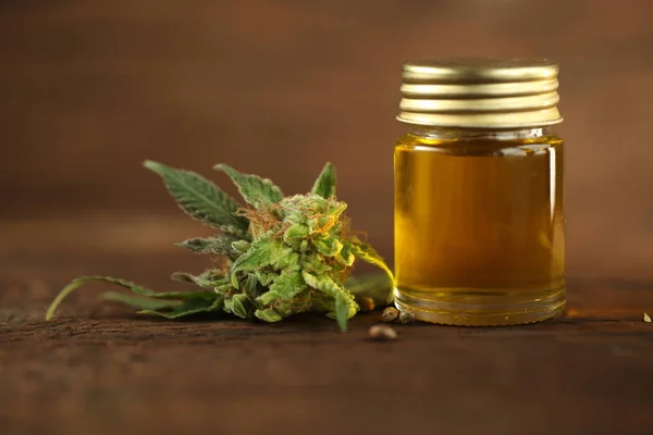 Marihuana medicinal aceite de cbd — Foto de Stock