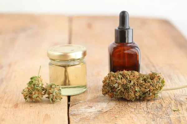 Marihuana Medicinal Aceite Cbd — Foto de Stock