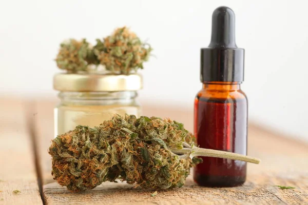 Marihuana Medicinal Aceite Cbd — Foto de Stock