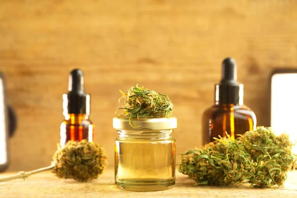 Marihuana Medicinal Aceite Cbd — Foto de Stock