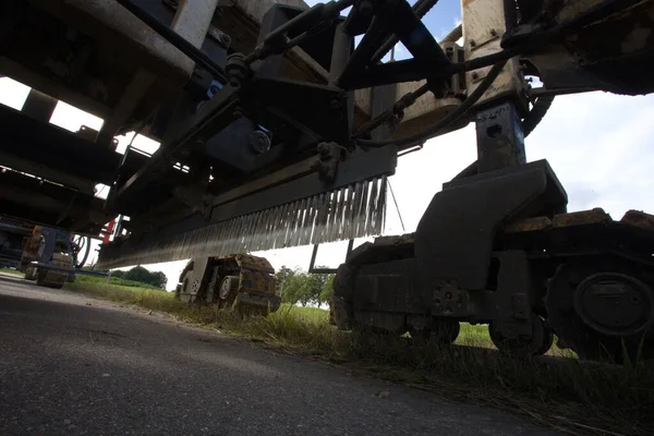 Construção Estradas Complexas Concreto Belarus Minsk 2020 — Fotografia de Stock