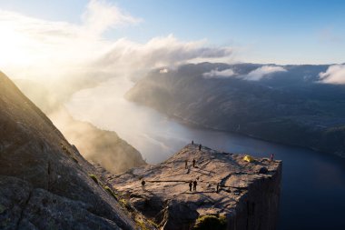Preikestolen (Pulpit Rock) at Lysefjord, Norway clipart