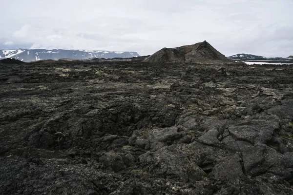 Geothermal Area Leirhnjukur Krafla Vulkan Island Fantastische Landschaft Natürliche Attraktion — Stockfoto
