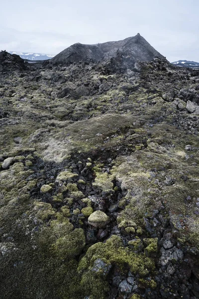 Zona Geotérmica Leirhnjukur Volcán Krafla Islandia Paisaje Fantástico Atracción Natural —  Fotos de Stock