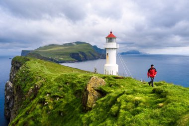 Mykinesholm Deniz Feneri (Mykinesholmur), Mykines Adası, Faroe