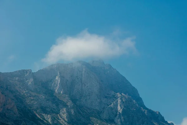 Vue sur le rocher de Kissamos depuis la plage de Balos — Photo