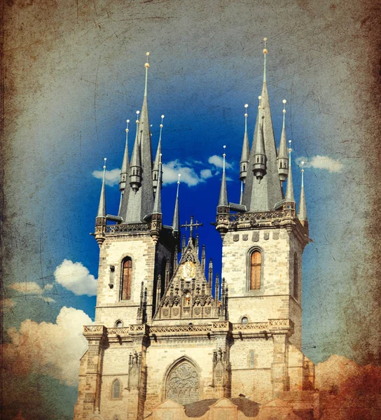 Old church in gothic architecture style — Stock Photo, Image