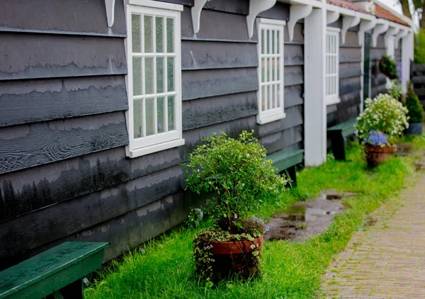 Nézd a régi vidéki ház Hollandiában — Stock Fotó