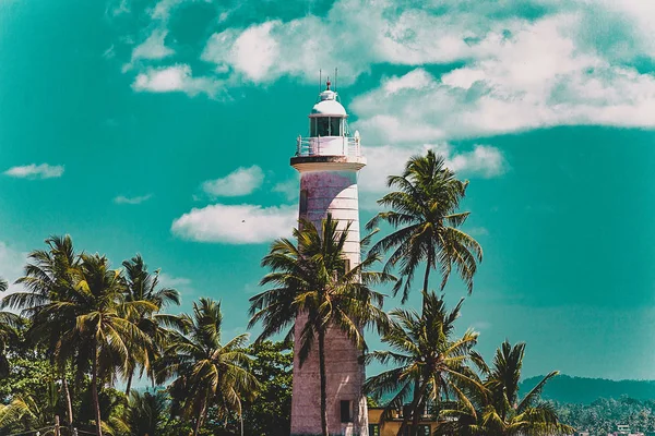 Bellissimo faro retrò — Foto Stock