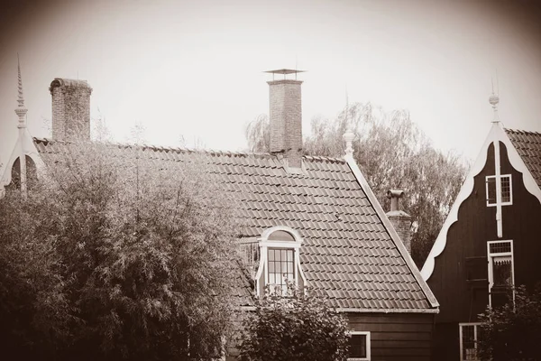 Visa på gamla landsbygden hus i Holland — Stockfoto