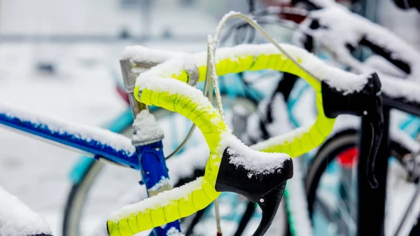 유럽에서 스타일 자전거 — 스톡 사진