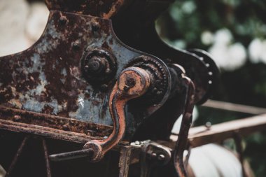 üzüm presleme için eski manuel mekanizma