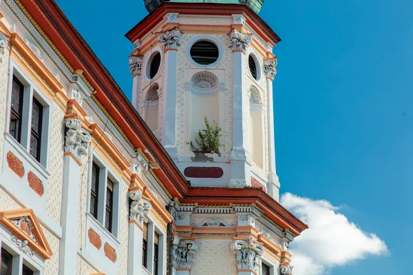 Pohled Opatství Klášter Polském Henrykow — Stock fotografie