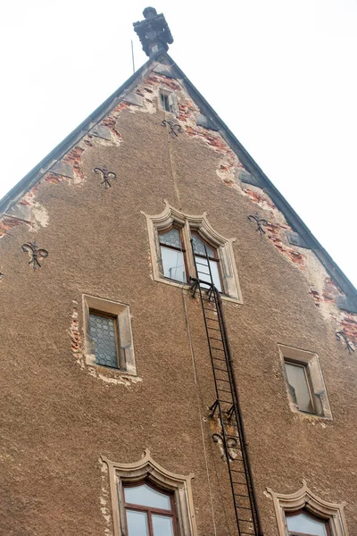 Muur Van Oud Huis Meissen Duitsland — Stockfoto