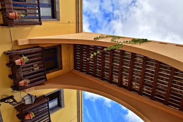 Bela Cidade Corralejo Ilha Canária Espanhola Fuerteventura Dia Quente Férias — Fotografia de Stock