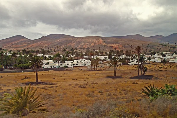 Schöne Ruhige Sommerwolkenlandschaft Von Der Spanischen Kanareninsel Lanzarote — Stockfoto