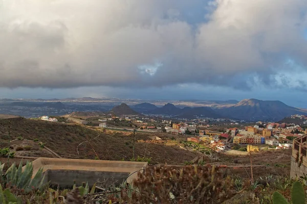 Schöne Ruhige Urlaubslandschaft Auf Der Spanischen Kanareninsel Teneriffa Einem Sonnigen — Stockfoto