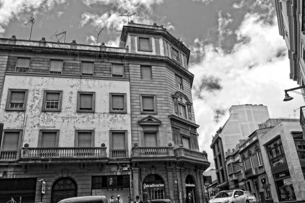 Hermosas Calles Con Edificios Históricos Antigua Capital San Cristbal Laguna — Foto de Stock