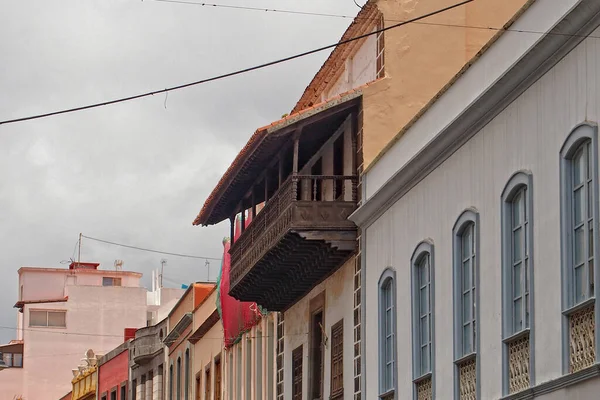 Hermosas Calles Con Edificios Históricos Antigua Capital San Cristbal Laguna — Foto de Stock