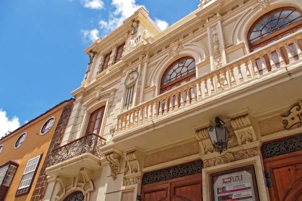 Hermosas Calles Con Edificios Históricos Antigua Capital San Cristbal Laguna —  Fotos de Stock