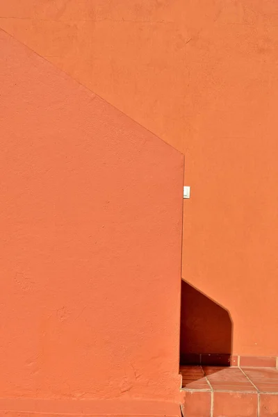Prachtige Contrasterende Architectonische Details Het Spaanse Canarische Eiland Fuerteventura Tegen — Stockfoto