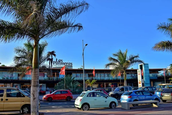 Hermosa Ciudad Corralejo Isla Española Canarias Fuerteventura Cálido Día Vacaciones —  Fotos de Stock