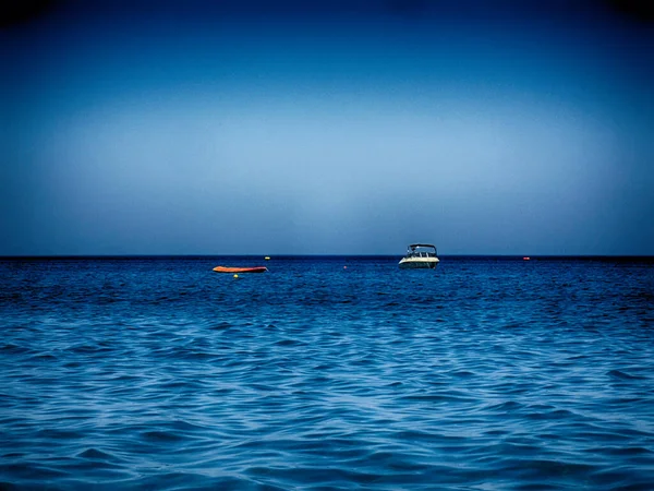 Krásná Letní Přímořská Krajina Řeckém Ostrově Rhodos — Stock fotografie