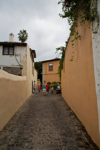 Hermosas Calles Históricas Ciudad Icod Los Vinos Isla Canaria Tenerife — Foto de Stock