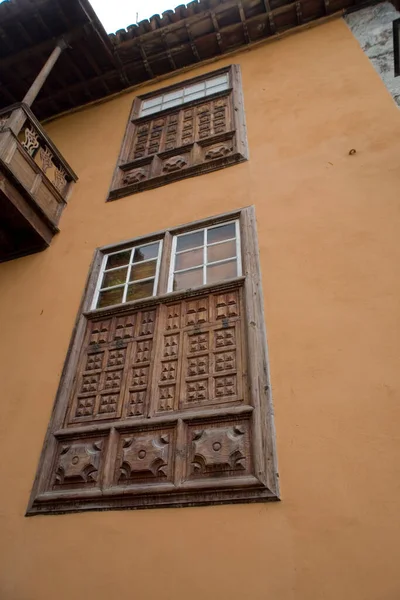 Mooie Historische Straatjes Van Stad Icod Los Vinos Het Canarische — Stockfoto