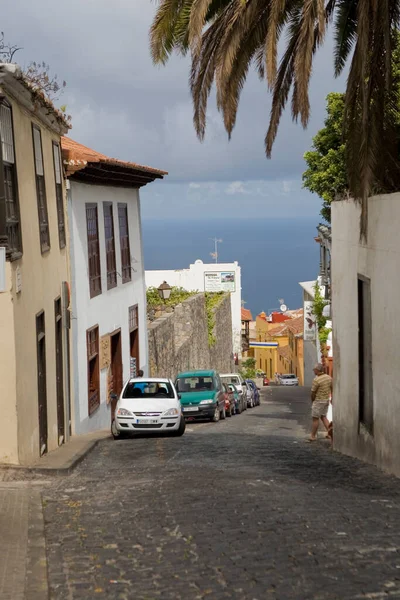 Belas Ruas Históricas Cidade Icod Los Vinos Ilha Canária Tenerife — Fotografia de Stock