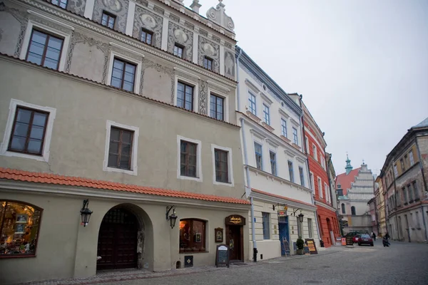 Prachtig Herfstgrijs November Uitzicht Vanaf Poolse Stad Lublin — Stockfoto