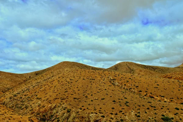 Bela Paisagem Montanhosa Misteriosa Vazia Centro Ilha Canária Fuerteventura Espanhol — Fotografia de Stock