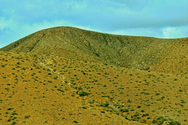 Vacker Tom Mystisk Bergigt Landskap Från Centrum Kanarieöarna Spanska Fuerteventura — Stockfoto