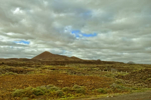 Vacker Tom Mystisk Bergigt Landskap Från Centrum Kanarieöarna Spanska Fuerteventura — Stockfoto